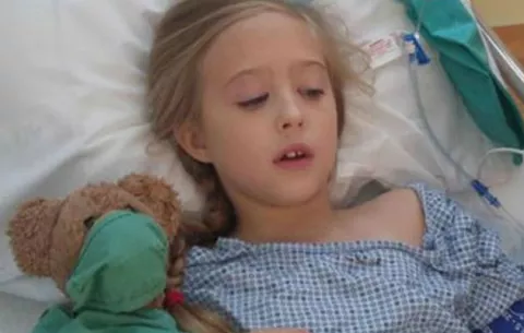Niña de ocho años lucha contra el cáncer de mama