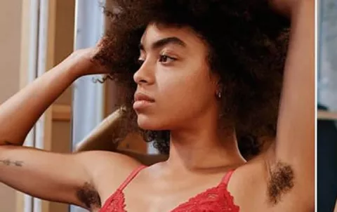Las axilas peludas se ponen de moda entre ellas