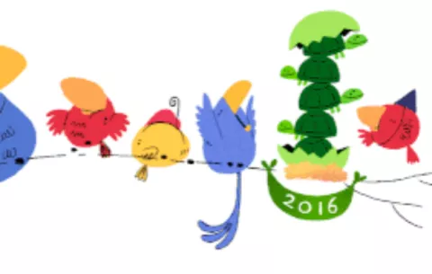 "Cinco alegres tortugas", el  doodle sorpresa de Google 2016