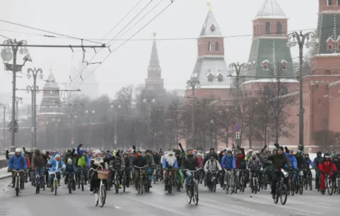 Las bicicletas también son para el invierno