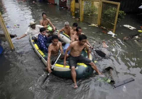 Subida del mar amenaza grandes ciudades costeras de Asia