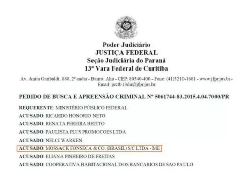Orden de detención para abogados de Mossack Fonseca & Co. en Brasil