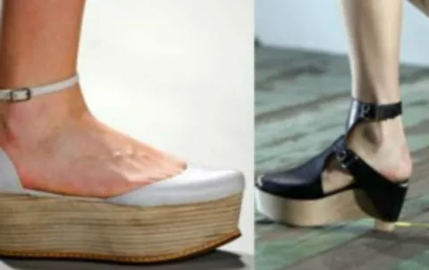 Están de moda los zapatos “dos pisos”