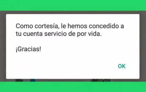 Whatsapp otorga servicio "de por vida" a sus usuarios