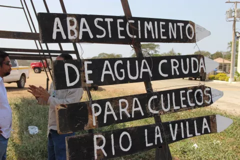 Autorizan 54 carros cisternas a extraer agua del río La Villa 
