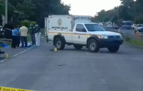 Policía atropella a ayudante de bus en Chiriquí