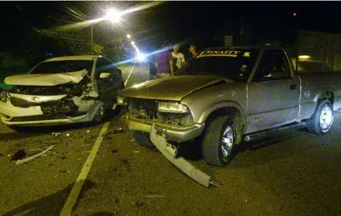 Dos personas recluidas tras tres accidentes de tránsito en Bocas del Toro