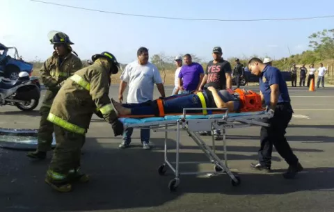 Diez heridos deja triple colisión en Chitré