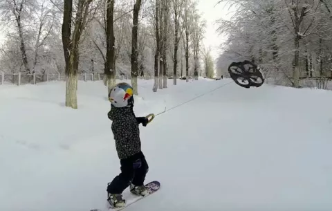 Droneboarding, una variación del deporte extremo
