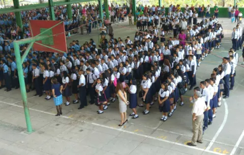 Escuela Jephta B. Duncan inicia jornada educativa a medias