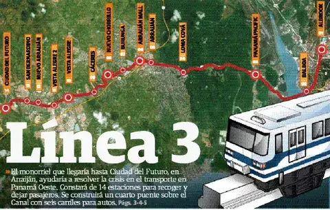 En abril se firma contrato de financiamiento para la construcción de la Línea 3 del Metro