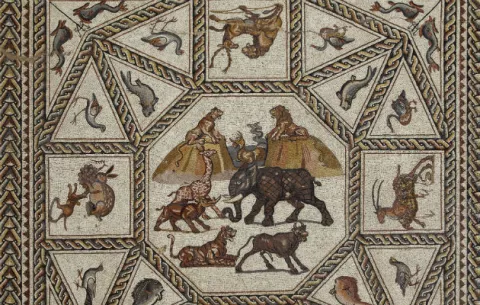 Un mosaico israelí de origen romano deslumbra en Miami