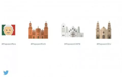 Crean emoticones especiales para visita del papa