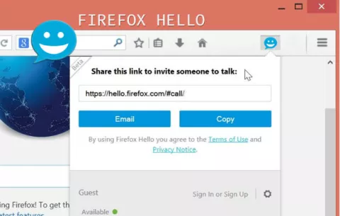 Firefox actualiza su servicio Hello beta