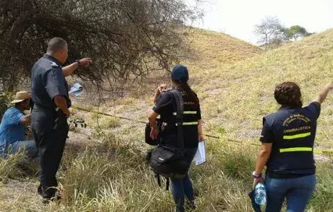Hallan osamenta humana en El Naranjito