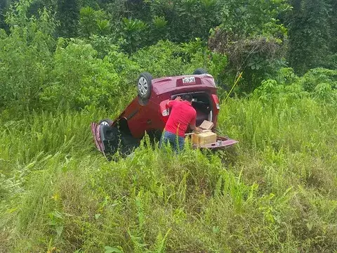 Dos accidentes de tránsito en vía que va de Almirante a Chiriquí Grande