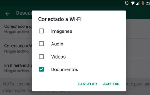 Whatsapp finalmente permite compartir documentos