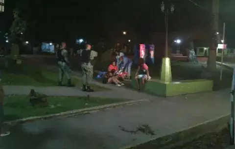 Dio a  luz  en el Parque Simón Bolívar 
