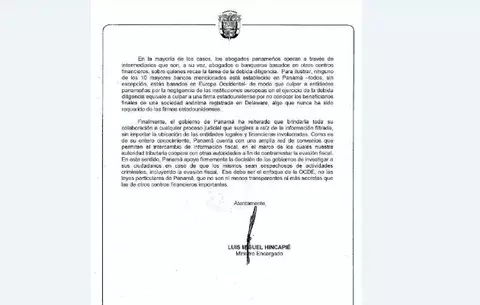 Panamá responde a ataques del secretario general de la OCDE