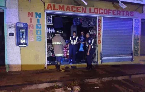 Conato de incendio en "Locofertas", en La Chorrera