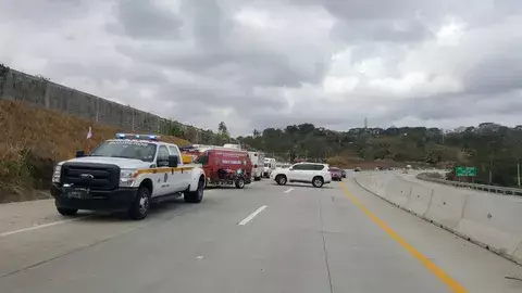 Derrame de químico obligó el cierre del Corredor Norte 