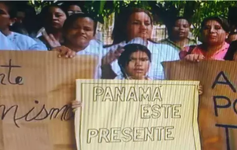 Protestas en el Meduca por aumento de sueldo 