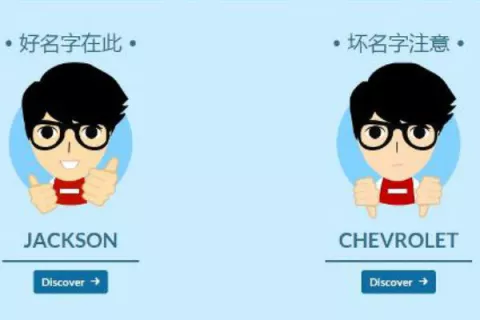 Esta web ayuda a los chinos a conseguir un buen nombre