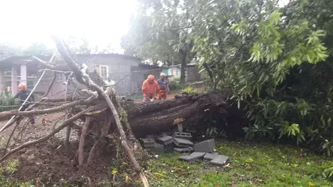 Lluvias provocan afectaciones en sectores del distrito de Santiago