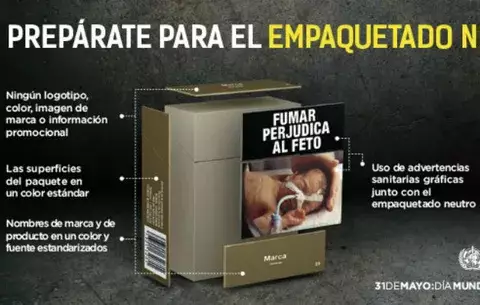 OMS hace un llamado a la utilización del empaquetado neutro