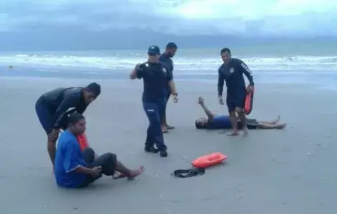 Tres náufragos rescatados en Punta Chame
