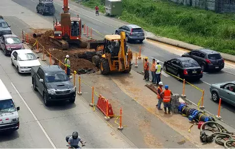 Colocan válvula de 16 pulgadas en Arraiján
