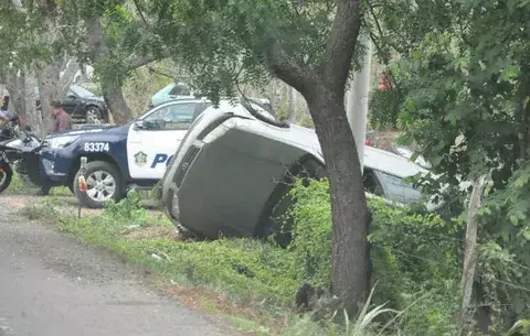Un herido deja vuelco en Pesé