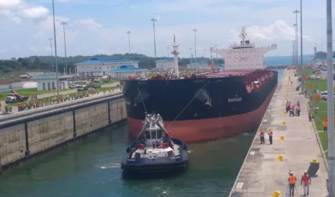  Prueba del buque Baroque en el Canal ampliado superó expectativas