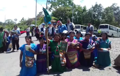Indígenas protestan en Chiriquí por proyecto hidroeléctrico