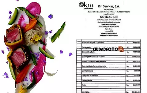 El banquete que revivió la época de segregación en el Canal