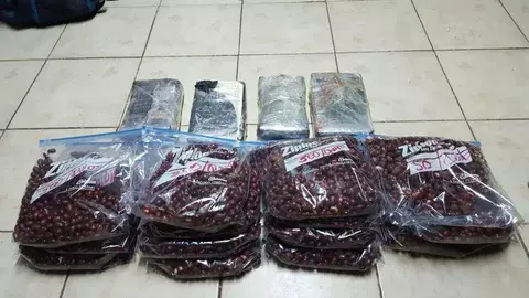 Porotos rellenos de drogas, nuevo 'menú' que ofrecen los narcos