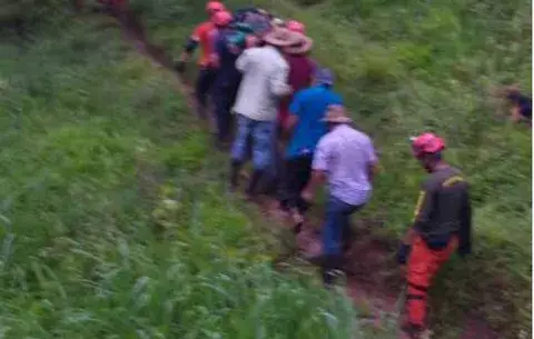 Queda en el hospital con serias fracturas al caerse de un árbol