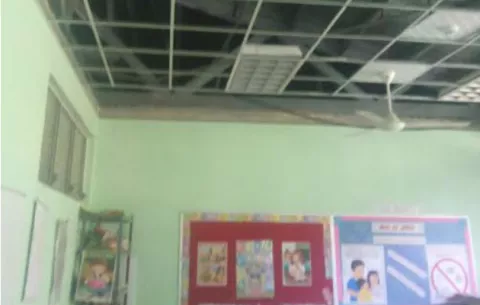 Suspenden clases en escuela de Antón por mal estado