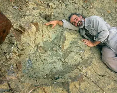 Hallan la mayor huella de un dinosaurio carnívoro en el sur de Bolivia