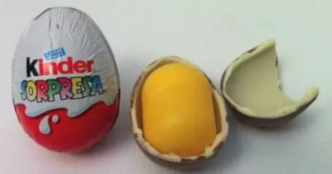 Envoltura de Kinder Sorpresa está relacionada con cáncer
