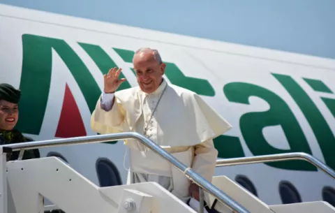 El papa arriba a Polonia para participar en Jornada Mundial de la Juventud