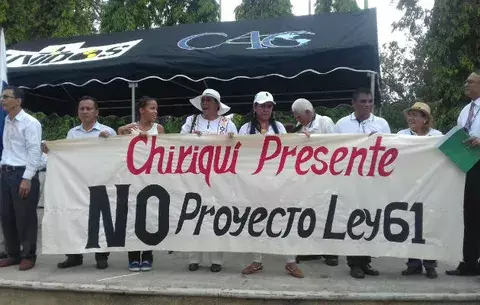 Chiricanos volverán a las calles si anteproyecto no es devuelto a primer debate