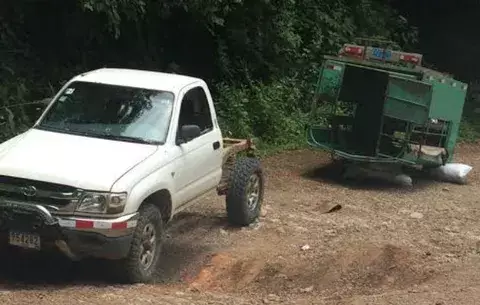 Accidente en la carretera Soná-Pixvae, deja 7 heridos