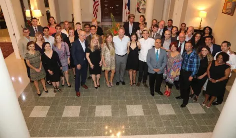 Recepción dedicada a los escritores de la FIL 2016