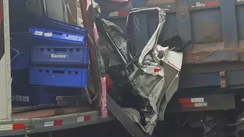 Muere ayudante de camión en accidente en la vía Centenario 