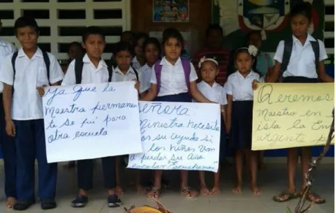 Escuela La Ensenada tiene dos meses sin docentes 