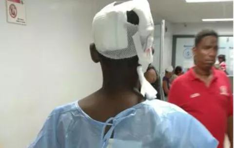 Hieren a menor en la cabeza y espalda en Colón