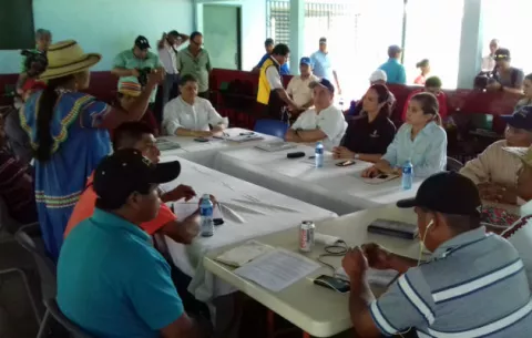 Indígenas aseguran que visita de Varela a Llano Tugri es para firmar acuerdo de Barro Blanco