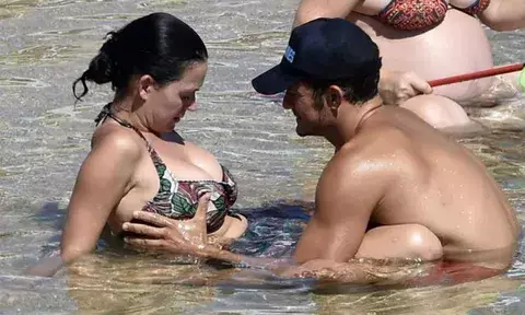 Captan nuevamente a Bloom tocándole los senos a Katy Perry