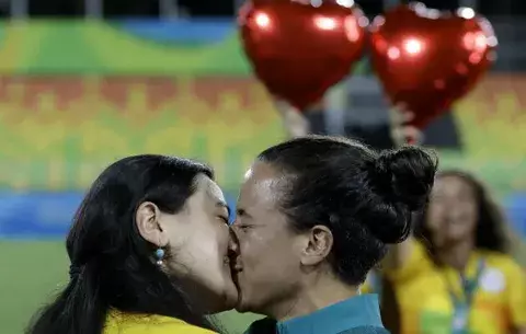 El 'sí quiero' de una jugadora de rugby a su novia en Río 2016